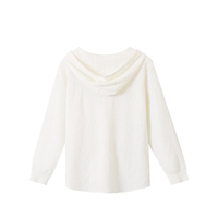 Sudadera de Lana Personalizada para Mujer, Nueva Colección Primavera-Verano, con Capucha, Diseño Jacquard con Patrón Paisley Texturizado, Estilo Casual y Holgado