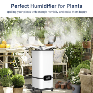 Humidificateurs électriques à ultrasons 16L grande capacité de <span class=keywords><strong>sortie</strong></span> de brouillard lourd 2 tubes de brouillard <span class=keywords><strong>3</strong></span> ailettes d'atomisation de noyau Humidistat Humidification - Product Image 3