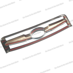 Lsrtw2017-Marco de parrilla delantera para coche, embellecedores de red media para 2004 2005 2006 2007 2008 Hyundai Tucson, accesorios cromados - Product Image 5