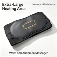 Ceinture chauffante abdominale sans fil portable avec 5 niveaux de chaleur, batterie longue durée 10000 mAh, masseur de taille intelligent pour le bien-être, idéal comme cadeau