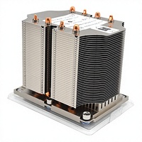 Ventilateur de refroidissement de processeur 12V à faible bruit avec radiateur tour, 4 caloducs et tube en cuivre 3U pour le refroidissement des boîtiers d'ordinateur et des serveurs