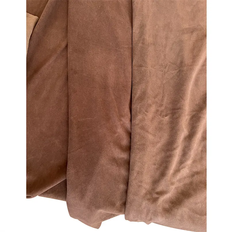 Piel de ante dividida para prendas, abrigo, zapatos de vestir, color marrón