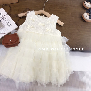 लड़कियों के लिए 2025 नई स्टाइलिश नई गर्मियों की राजकुमारी पोशाक सपाई केक ड्रेस फीता बेबी के लिए मिठाई औपचारिक पोशाक - Product Image 3