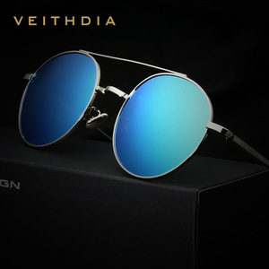 Veithdia Unisex Aviator Sunglasses Metal <b>Frame</b> TAC Lens UV400 Protection Type 3 Sunshades - Product Image 2
