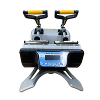 Presse à transfert thermique semi-automatique double station Lansong haute efficacité pour tasses, imprimante à plat 280W 110V-220V