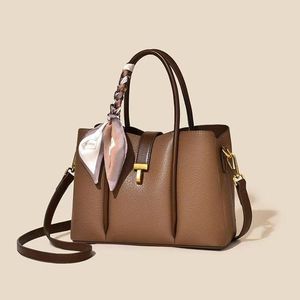 Sacs fourre-tout de luxe de haute qualité pour femmes, en cuir PU imperméable, avec fermeture éclair, collection de sacs à main de créateur, vente en gros directe usine - Product Image 2
