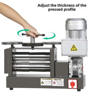 Laminoir robuste Ostrich 250mm D406A 750W pour la fabrication de fils d'or et d'argent, outil et équipement de bijouterie - Product Image 3