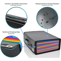 Sacoche Portable et personnalisée, version A4, ornement suspendu extensible pour dossiers, sac à documents de couleurs, organiseur
