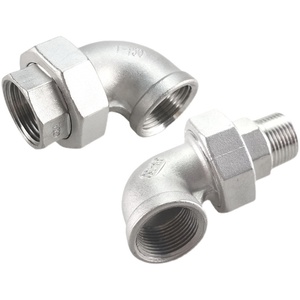 Tùy chỉnh thép không gỉ 201/304/316 NPT/g/bspt Công Đoàn khuỷu tay phụ kiện đường ống nội bộ và bên ngoài chủ đề BSP ống kết nối - Product Image 6