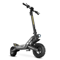 Scooter Eléctrico de Alta Potencia de 1200 W, Velocidad Rápida de 55 km/h, Todoterreno, Neumático Neumático de 11 Pulgadas, Scooter Eléctrico Plegable para Adultos, 48 V, 18.2 Ah, 50 km