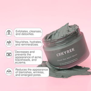 Großhandel Schlamm maske aus dem Toten Meer mit Calendula-Extrakt Mandel öl Tiefen reinigung Reinigung Poren behandlung für das Gesicht - Product Image 3