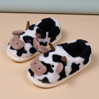 Vente en gros, dropshipping, coussin en peluche doux et chaud en forme de vache de dessin animé pour homme et femme, confortable, pas cher, de haute qualité