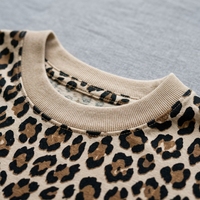 T-shirt à manches courtes en coton tricoté 100 % pour homme, imprimé léopard par transfert thermique, col rond, respirant, séchage rapide, coupe ample, personnalisé, décontracté