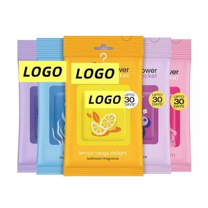 Désodorisant de voiture suspendu en gel écologique, parfum longue durée, fragrance naturelle, élimination des odeurs, pack assorti de 6, aromathérapie - Product Image 1