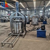 Hydraulische zware koude persmachine voor ananas, honing, kokosnoot, granaatappel en ander fruit (50L~500L) voor commercieel gebruik