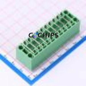 JL2EDGKRHM-50810G01 Plug-in Terminal Block Bent Lead Through Hole,P=5.08mm Board-to-Board / Socket - Closed Screw Fixing 2x10P - Product Image 2