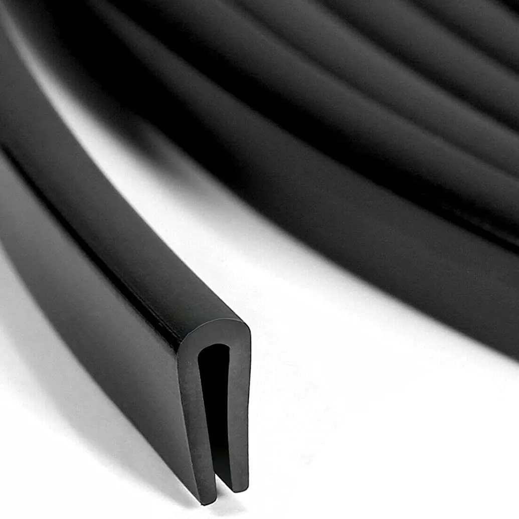 U Channel PVC Edge Trim Seal Strip for Metal/U Shaped Rubber edge protection