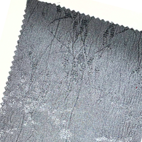 Tissu Jacquard Mat Non Brillant en Polyester et Spandex à Motifs Floraux Subtils pour Pantalons – Vente en Gros
