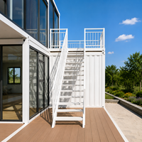 Maison modulaire préfabriquée de haute qualité, amovible et à installation rapide, style villa, appartement mobile, design moderne