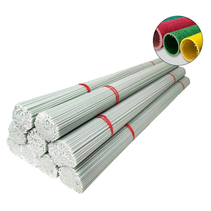 5mm 40 inch dài màu đỏ linh hoạt UV bảo vệ sợi thủy tinh nhựa cây ươm Cổ Phần cho Vườn thực vật hỗ trợ hoặc citrus Nursery - Product Image 1