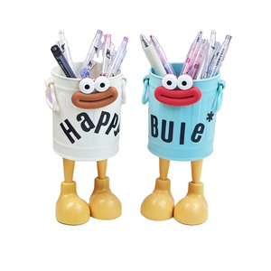 Seau à Stylo en Plastique Haut <span class=keywords><strong>de</strong></span> Gamme Créatif, Étagère <span class=keywords><strong>de</strong></span> <span class=keywords><strong>Bureau</strong></span> <span class=keywords><strong>de</strong></span> Luxe Accessible, Ornement Multifonctionnel, Organisateur <span class=keywords><strong>de</strong></span> <span class=keywords><strong>Bureau</strong></span> - Product Image 1