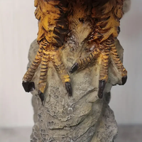 Statue d'aigle en résine peinte à la main, décoration d'extérieur pour cour, arrangement décoratif