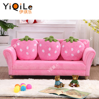 Lustiges Doppel-Erdbeer-Sofa Café-Kindermöbel Sofa für Kinder