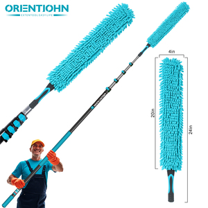 Extension pliable outil de ventilateur <span class=keywords><strong>télescopique</strong></span> nettoyage Flexible Duster pôle Chenille <span class=keywords><strong>balai</strong></span> <span class=keywords><strong>pour</strong></span> le nettoyage du ventilateur - Product Image 2