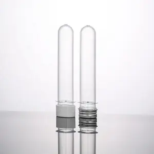 Benutzer definierte Großhandel Luxus behälter 40ml Kostenlose einfache Kosmetik Haustier Kunststoff Reagenzglas Flasche 30ml