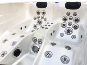 Boquilla de masaje 3 personas Relajado <span class=keywords><strong>Spa</strong></span> Bañera de hidromasaje Blissful Home Skimmer Válvula desviadora Masaje Whirlpool - Product Image 3