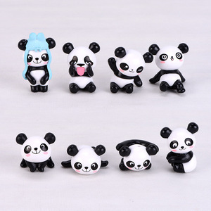 Figuras de Animales de Dibujos Animados en Oferta, Divertidos Mini Pandas de Plástico para Adorno de Escritorio, Decoración del Hogar, Regalo para Niños - Product Image 6