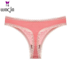 Ropa interior Sexy para mujer joven, tangas de encaje <span class=keywords><strong>Rosa</strong></span>, <span class=keywords><strong>en</strong></span> Stock, venta al por mayor - Product Image 1