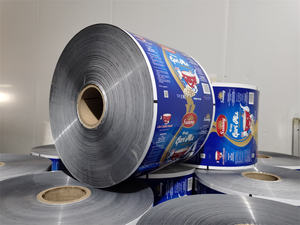 למינציה מרופויל מרובד אלומיניום פלסטיק אריזות מזון פלסטיק לחטיפים וחבילות שקיות - Product Image 2