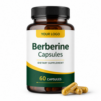 Capsules de Berbérine OEM ODM Marque Privée Complément Herbal Formule Personnalisée Soutien Quotidien au Bien-être pour Acheteurs de Marques Adultes B2B