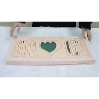 Boîte à fleurs « Je t'aime maman » rectangulaire, boîte cadeau en carton pour la fête des mères, personnalisable selon les besoins