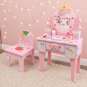 Neue Produkte Schminktisch Rollenspielzeug Frühpädagogisches Montessori Rollenspielzeug für Kinder Kleinkinder Jungen & Mädchen - Product Image 1