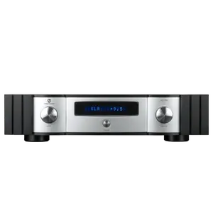 AD-1PRE + tüm siyah tasarım Hi-Fi ses stereo DSD preamplifikatör high-end dekoder tamamen dengeli stereo analog ses çıkışı