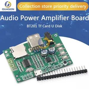 Bt201 Dual Mode 5.0 Bluetooth Lossless Audio Eindversterker Board Module Tf Card U Disk Ble Spp Seriële Poort Transparant Trans