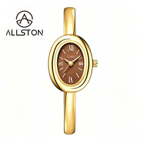Jam Tangan Wanita Mewah Berkualitas Tinggi Harga Terjangkau Pabrik Jam Tangan Allston Mesin Quartz Mini Antik Sport Charm Casing Alloy Ringan
