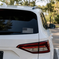 Calcomanía para Auto con Diseño de la Bandera de México, en Aluminio Resistente, Personalizada, Impermeable, Placa Delgada, Gráficos Automotrices con Impresión de Múltiples Procesos