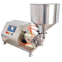 Machine de remplissage semi-automatique à pompe rotative à lobes YAQUAN GZB-3 avec moteur PLC haute précision pour miel, beurre de cacahuète et sauce chili