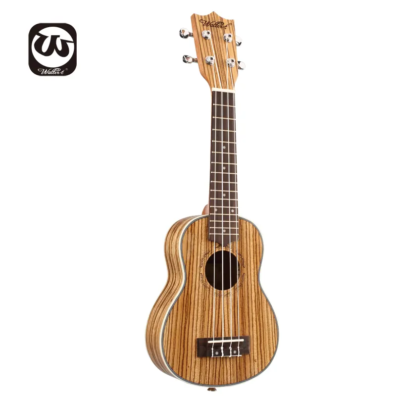 Walter Nhà Máy Bán Hàng Zebra Ukulele Giá Bán Buôn OEM ODM Thương Hiệu 23 Inch Concert Mahogany Ukulele