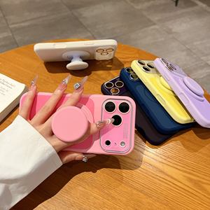 Funda Magnética de Silicona para Teléfono, Colorida, Resistente a Impactos, para 17/16/15/14/13 Pro Max, con Asa Fija - Product Image 2