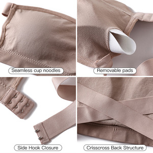 <span class=keywords><strong>Reggiseno</strong></span> <span class=keywords><strong>Senza</strong></span> <span class=keywords><strong>Spalline</strong></span> Traspirante Personalizzato per Donne, Taglie Grandi, con Bottoni Frontali, Push-up, <span class=keywords><strong>Senza</strong></span> Cuciture <span class=keywords><strong>e</strong></span> <span class=keywords><strong>Senza</strong></span> <span class=keywords><strong>Ferretto</strong></span> - Product Image 2