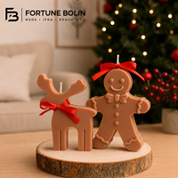 Bougie parfumée artisanale de luxe en cire de soja, personnalisable, écologique, cadeau pour Noël, Halloween, fêtes, blocs de cire