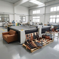 Système de découpe CNC pour chaussures en cuir, sacs, textiles, matériaux composites, machine à couteau vibrant haute précision