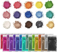 SANKIN Colorant Mica Pigment Poudre Pigment Époxy pour Bougie Silme Bain Bombe Époxy Revêtement de Sol Résine Époxy et Durcisseur