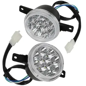 HIAORS 12V LED Front Head Light Lamp for 110cc 125cc 150cc 200cc 250cc TaoTao Baja Coolster 3150A 3150DX ATV Quad 4 Wheeler