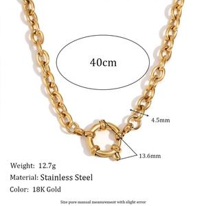 Cadenas de Acero Inoxidable 316L al por Mayor, Modernas, Antideslustre, Chapadas en Oro de 14k y 18k, con Recubrimiento PVD, Personalizadas para Hombres y Mujeres - Product Image 3