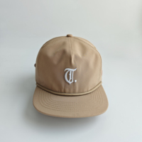 Casquette de baseball personnalisée avec logo, style rétro gothique, broderie lettre T, corde, mode urbaine, pour la promotion de la marque